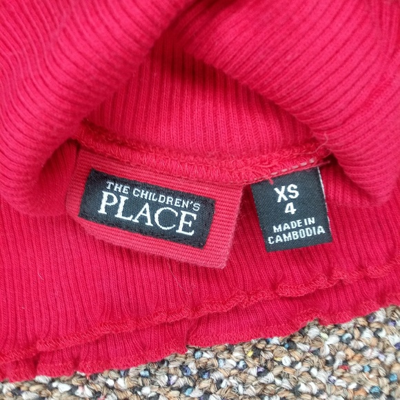 Red Turtleneck Sweater - Picture 3 of 5